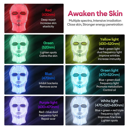 Elityskin™ 7-Color LED Face & Neck Beauty Mask