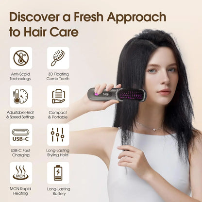 Elityskin™ Ionic Hair Straightening Brush