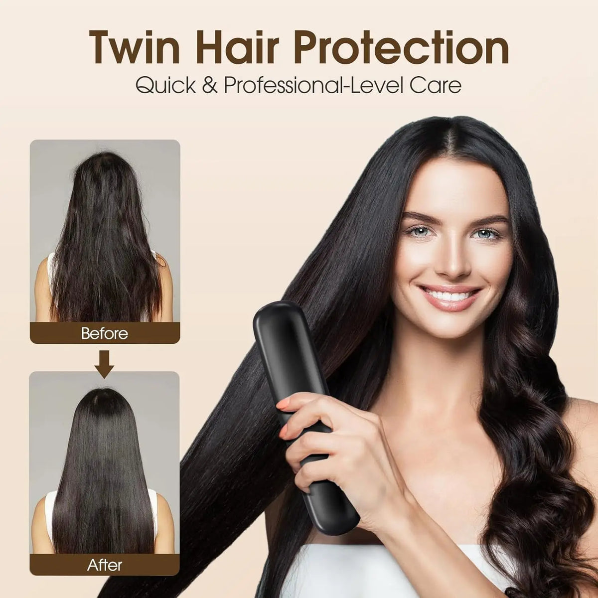 Elityskin™ Ionic Hair Straightening Brush